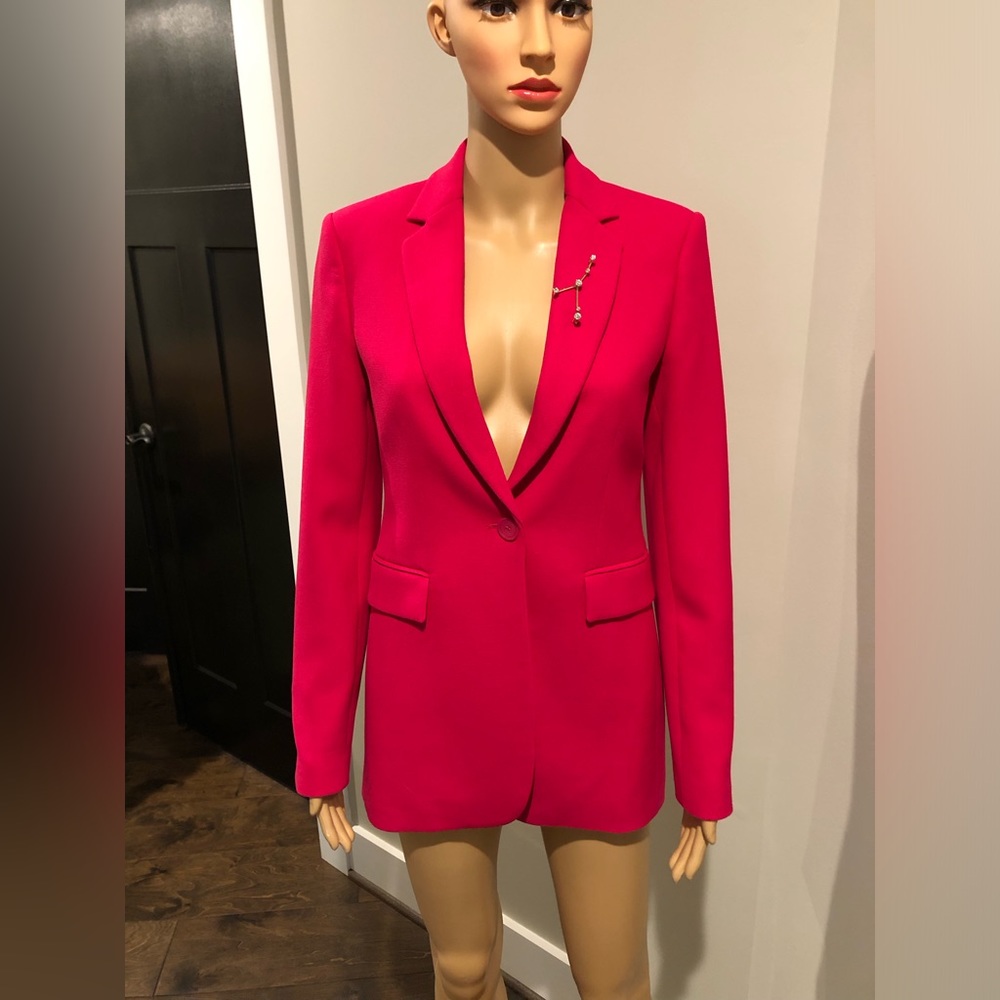 Zara fuschia pink blazer